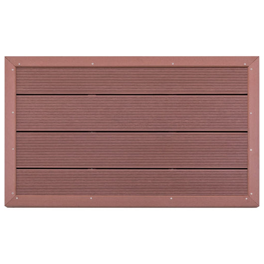 Pedana per Doccia Solare Marrone 101x63x5,5 cm in WPC 49065