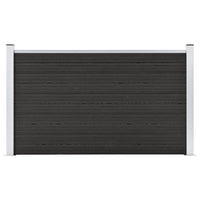 Pannello di Recinzione in WPC 180x105 cm Grigio