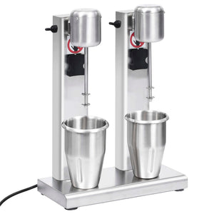 Frullatore per Milkshake con Tazza Doppia in Acciaio Inox 2 L 51086