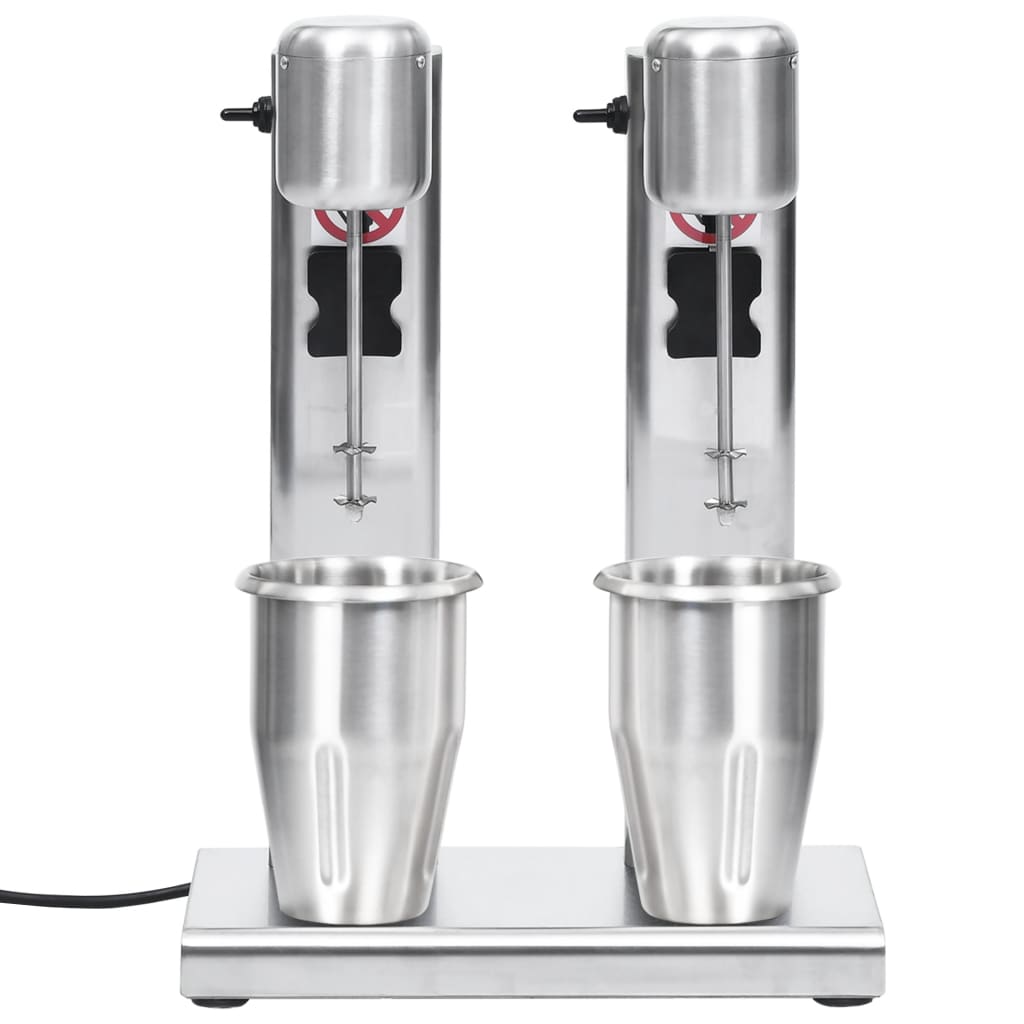 Frullatore per Milkshake con Tazza Doppia in Acciaio Inox 2 L 51086