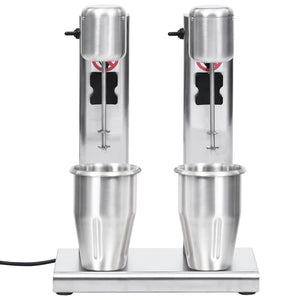 Frullatore per Milkshake con Tazza Doppia in Acciaio Inox 2 L 51086
