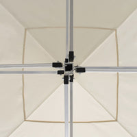 Gazebo Professionale Pieghevole Alluminio 2x2 m Crema 48925
