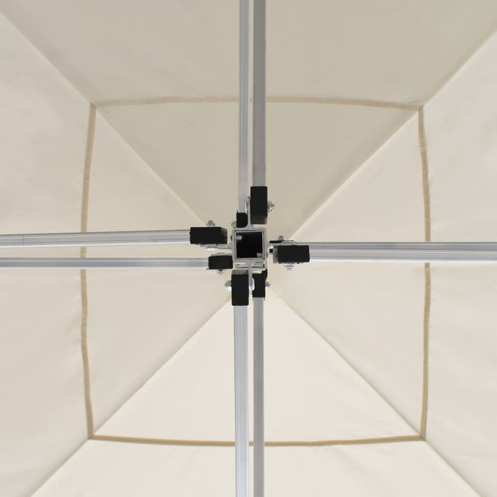 Gazebo Professionale Pieghevole Alluminio 2x2 m Crema 48925