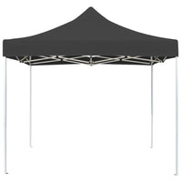 Gazebo Professionale Pieghevole Alluminio 2x2 m Antracite 48927