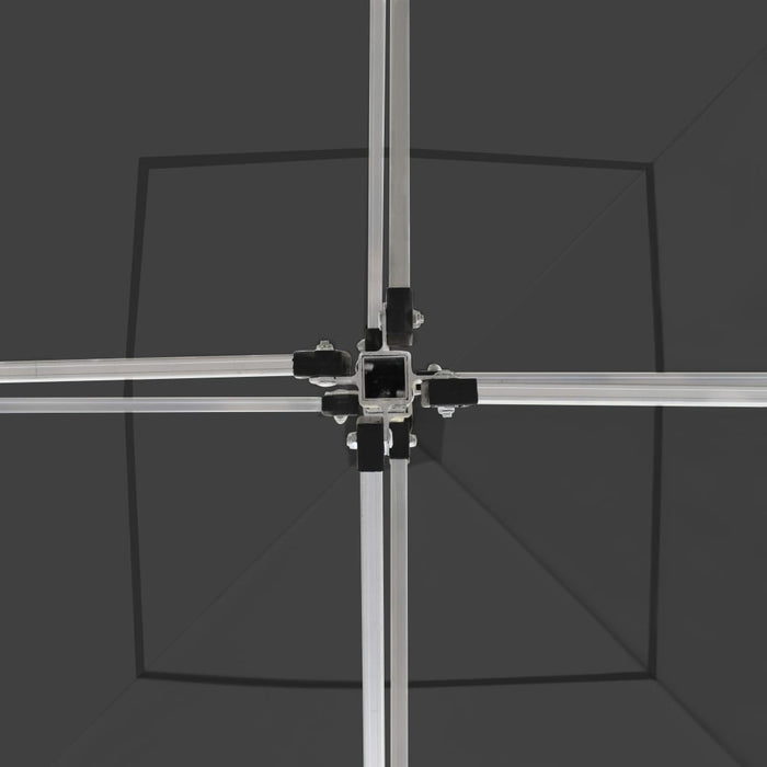 Gazebo Professionale Pieghevole Alluminio 2x2 m Antracite 48927