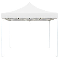 Gazebo Professionale Pieghevole Alluminio 2x2 m Bianco