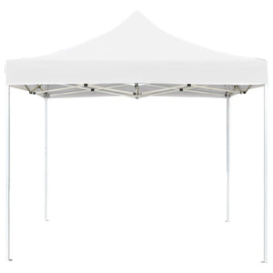 Gazebo Professionale Pieghevole Alluminio 2x2 m Bianco