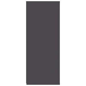 Credenza Grigia 105x30x75 cm in Legno Multistrato 800695