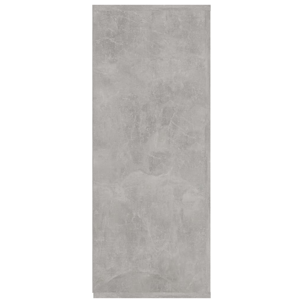 Credenza Grigio Cemento 105x30x75 cm in Legno Multistrato 800697