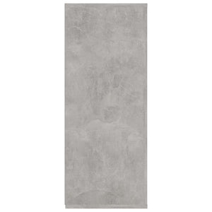 Credenza Grigio Cemento 105x30x75 cm in Legno Multistrato 800697