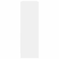 Libreria Bianca 80x24x75 cm in Legno Multistrato