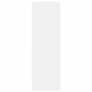 Libreria Bianca 80x24x75 cm in Legno Multistrato