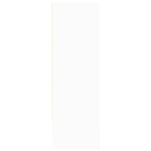 Libreria Bianca 80x24x75 cm in Legno Multistrato