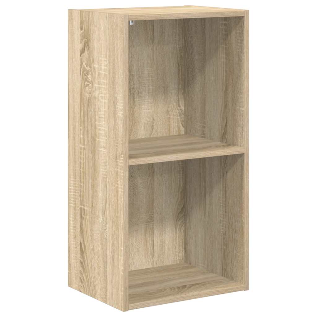 Libreria 5 Ripiani-Scaffale per Libri-Mobile di Stoccaggio Rovere Sonoma 40x30x76,5cm Legno Multistrato