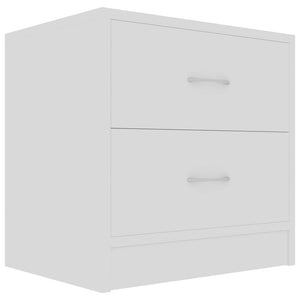 Comodini 2 pz Bianchi 40x30x40 cm in Truciolato cod mxl 30835