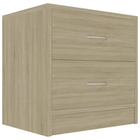 Comodino Rovere Sonoma 40x30x40 cm in Legno Multistrato 801041