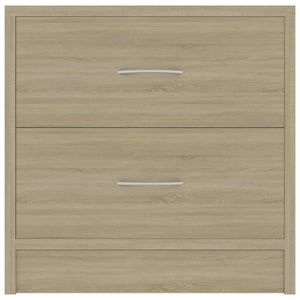 Comodini Rovere Sonoma 2 pz 40x30x40 cm in Legno Multistrato 801042