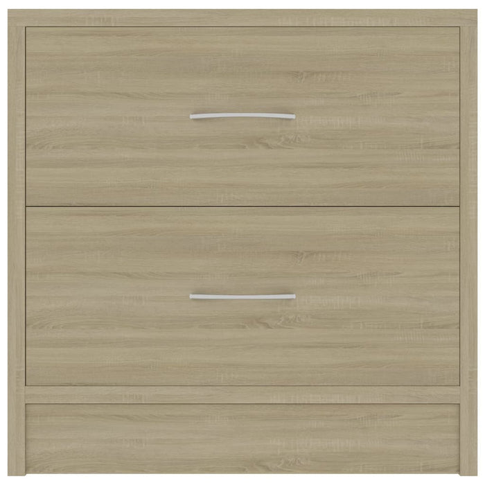 Comodini Rovere Sonoma 2 pz 40x30x40 cm in Legno Multistrato 801042