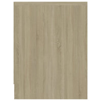 Comodini Rovere Sonoma 2 pz-Set di 2 Tavolino da notte 40x30x40 cm in Legno Multistrato