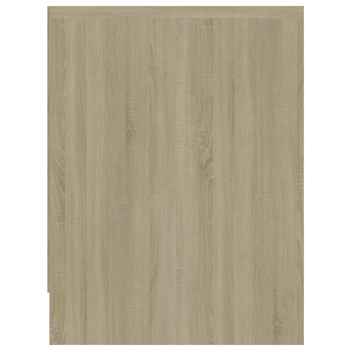 Comodini Rovere Sonoma 2 pz-Set di 2 Tavolino da notte 40x30x40 cm in Legno Multistrato