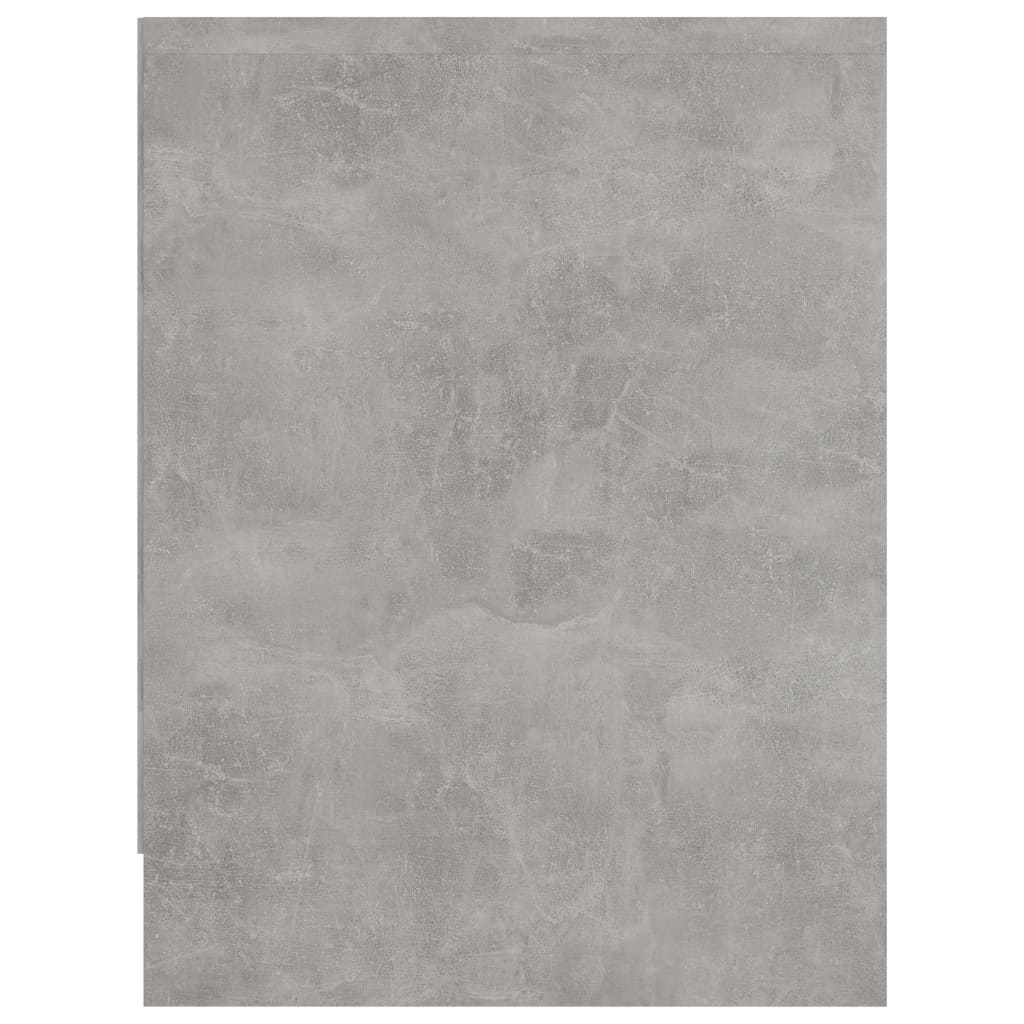 Comodino Grigio Calcestruzzo 40x30x40 cm in Truciolato cod mxl 30157