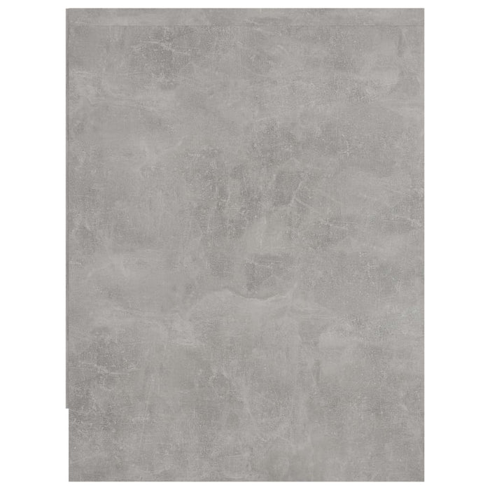 Comodini 2 pz-Set di 2 Tavolino da notte Grigio Cemento 40x30x40 cm in Legno Multistrato