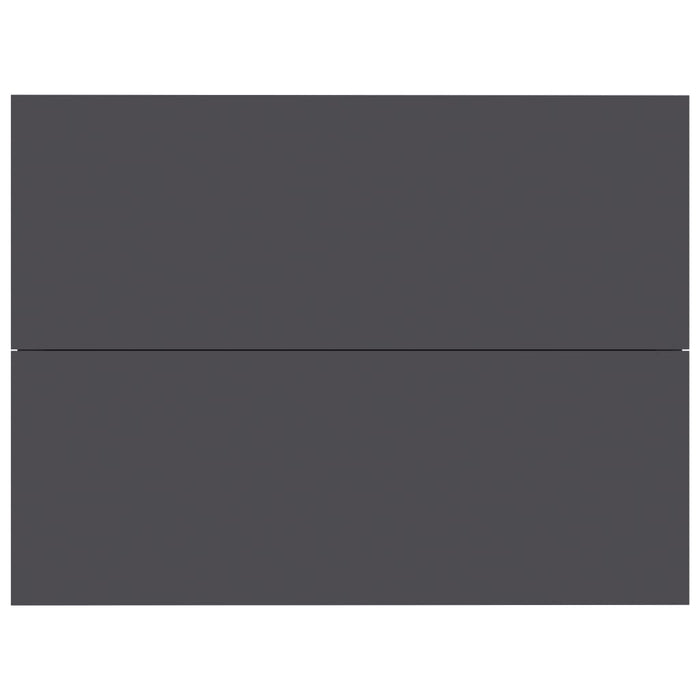 Comodini Grigi 2 pz 40x30x30 cm in Truciolato cod mxl 31076