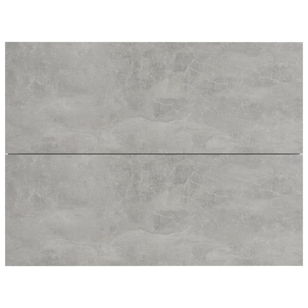 Comodini 2 pz Grigio Cemento 40x30x30 cm in Legno Multistrato 801062
