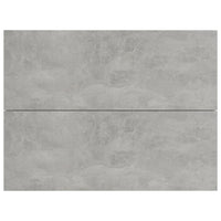 Comodini 2 pz Grigio Cemento 40x30x30 cm in Legno Multistrato 801062
