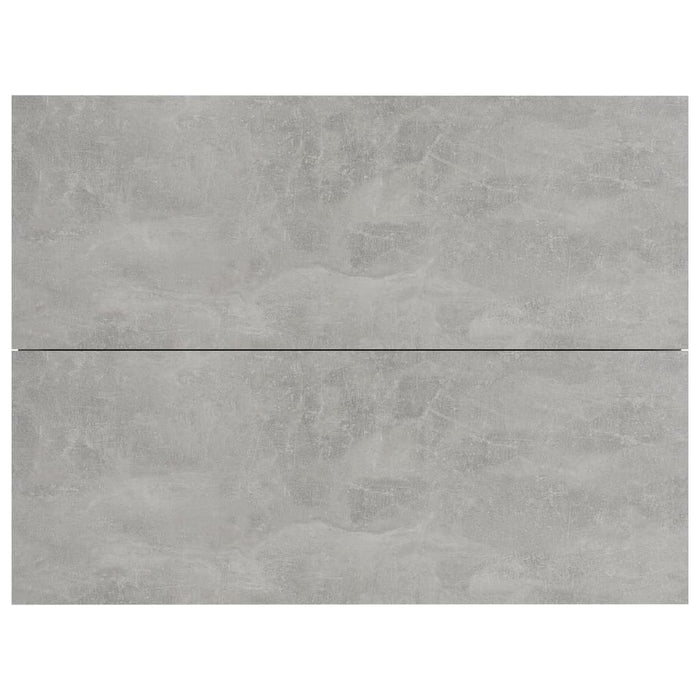 Comodini 2 pz Grigio Cemento 40x30x30 cm in Legno Multistrato 801062