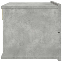 Comodini Grigio Cemento 2 pz 40x30x30 cm in Truciolato cod mxl 50478