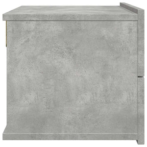 Comodini Grigio Cemento 2 pz 40x30x30 cm in Truciolato cod mxl 50478