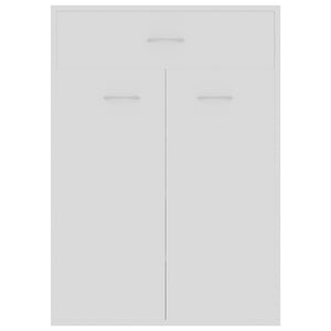 Scarpiera Bianca 60x35x84 cm in Legno Multistrato cod mxl 54455