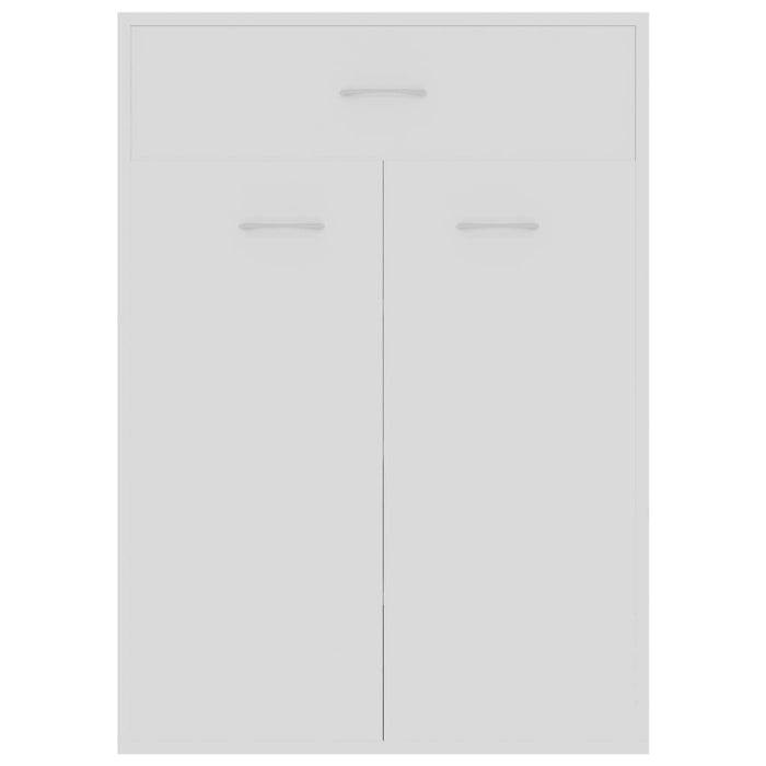 Scarpiera Bianca 60x35x84 cm in Legno Multistrato 801071