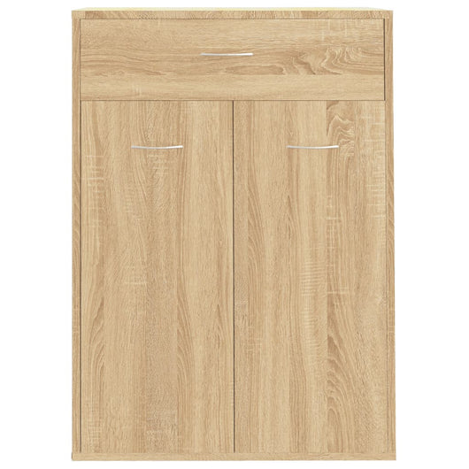 Scarpiera scarpiera mobile portaoggetti ingresso corridoio soggiorno Sonoma 60 x 35 x 84 cm MDF marrone 02_0021717