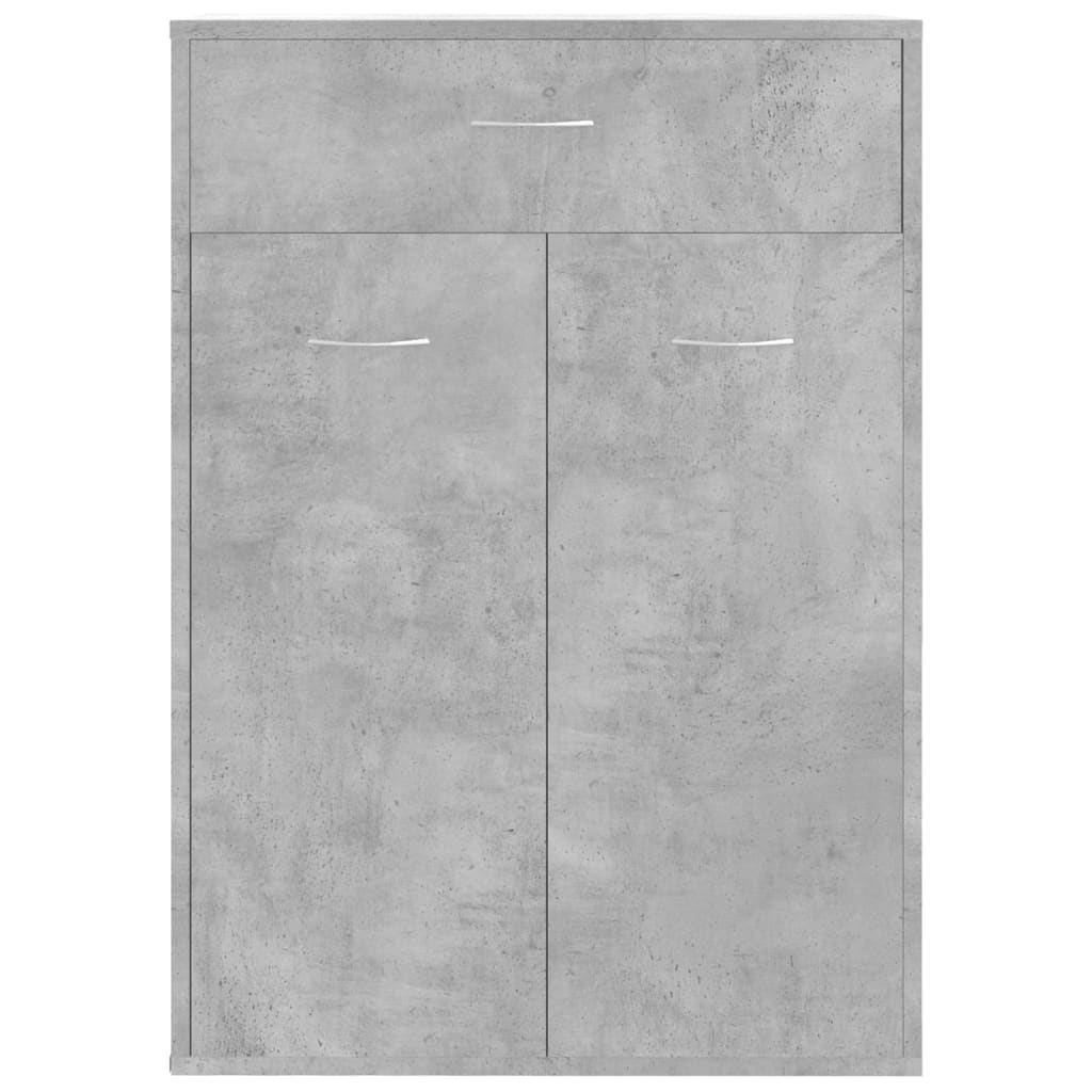 Scarpiera scarpiera mobile portaoggetti ingresso corridoio soggiorno 60 x 35 x 84 cm multistrato grigio 02_0021836
