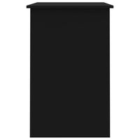 Scrivania tavolo postazione di lavoro mobile per computer studio 100 x 50 x 76 cm derivati ​​del legno nero 02_0023889