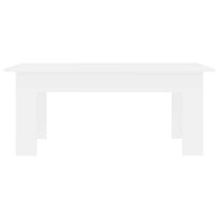 Tavolino da Salotto Bianco 100x60x42 cm in Legno Multistrato cod mxl 23829