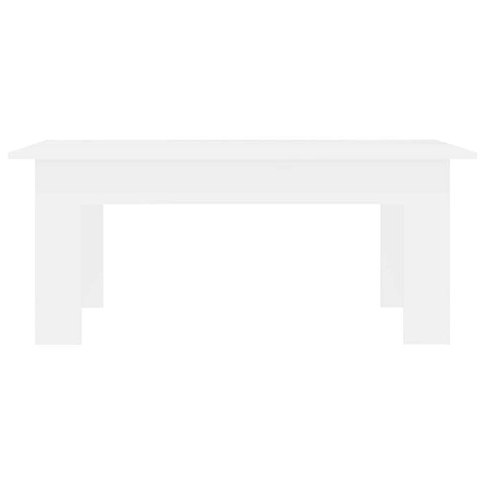 Tavolino da Salotto Bianco 100x60x42 cm in Legno Multistrato 801179