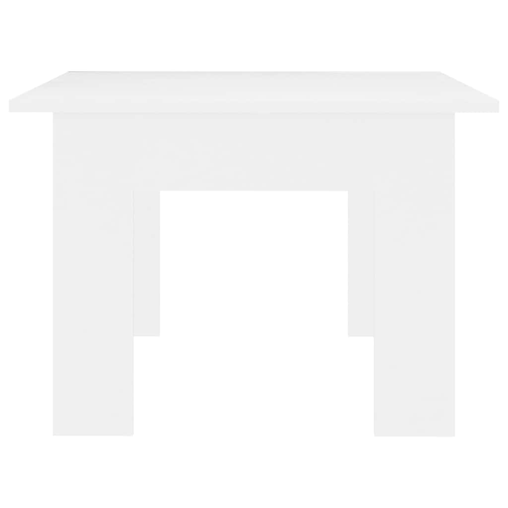 Tavolino da Salotto Bianco 100x60x42 cm in Legno Multistrato cod mxl 23829