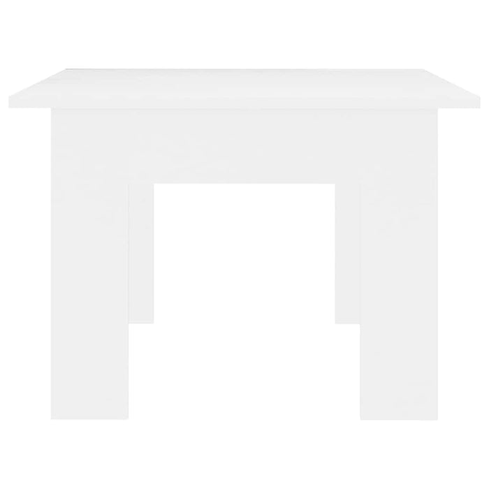 Tavolino da Salotto Bianco 100x60x42 cm in Legno Multistrato 801179
