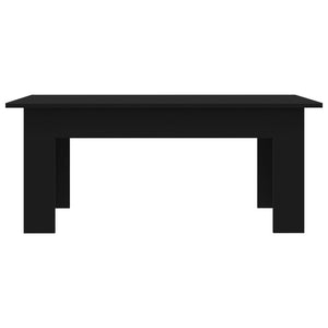 Tavolino da Salotto Nero 100x60x42 cm in Legno Multistrato 801180