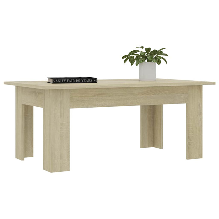 Tavolino da Salotto Rovere Sonoma 100x60x42cm Legno Multistrato 801182