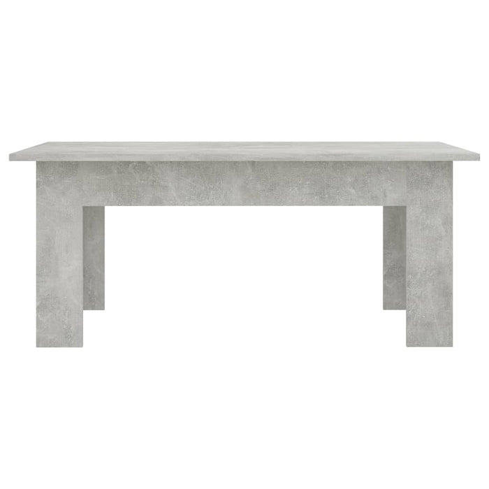 Tavolino Salotto Grigio Cemento 100x60x42 cm Legno Multistrato 801183