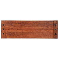 vidaXL Panca 110 cm in Legno Massello di Acacia