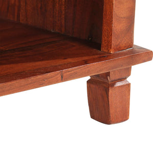 vidaXL Comodino 40x30x50 cm in Legno Massello di Acacia