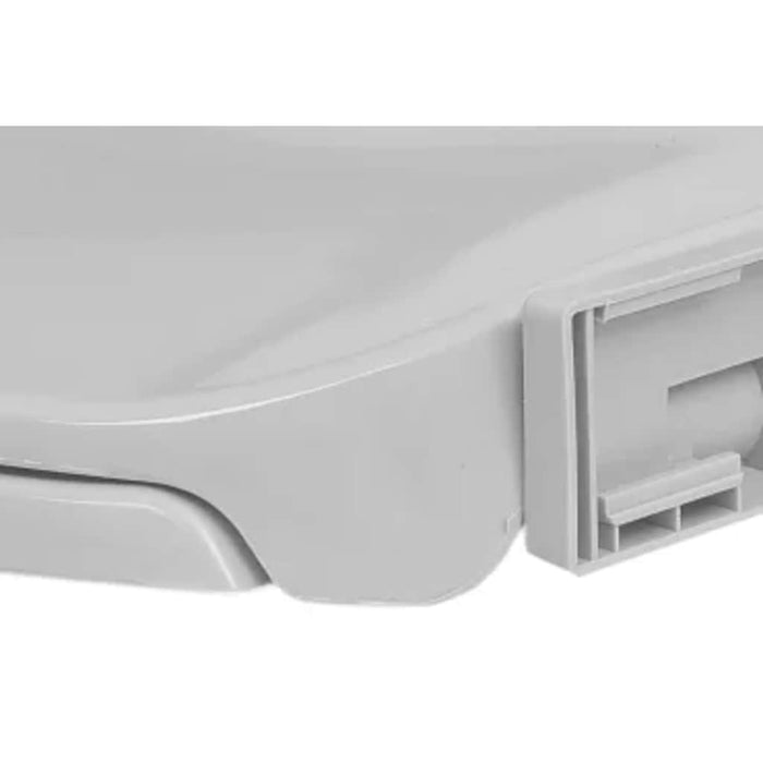 Tavoletta WC a Chiusura Morbida Grigio Chiaro Ovale