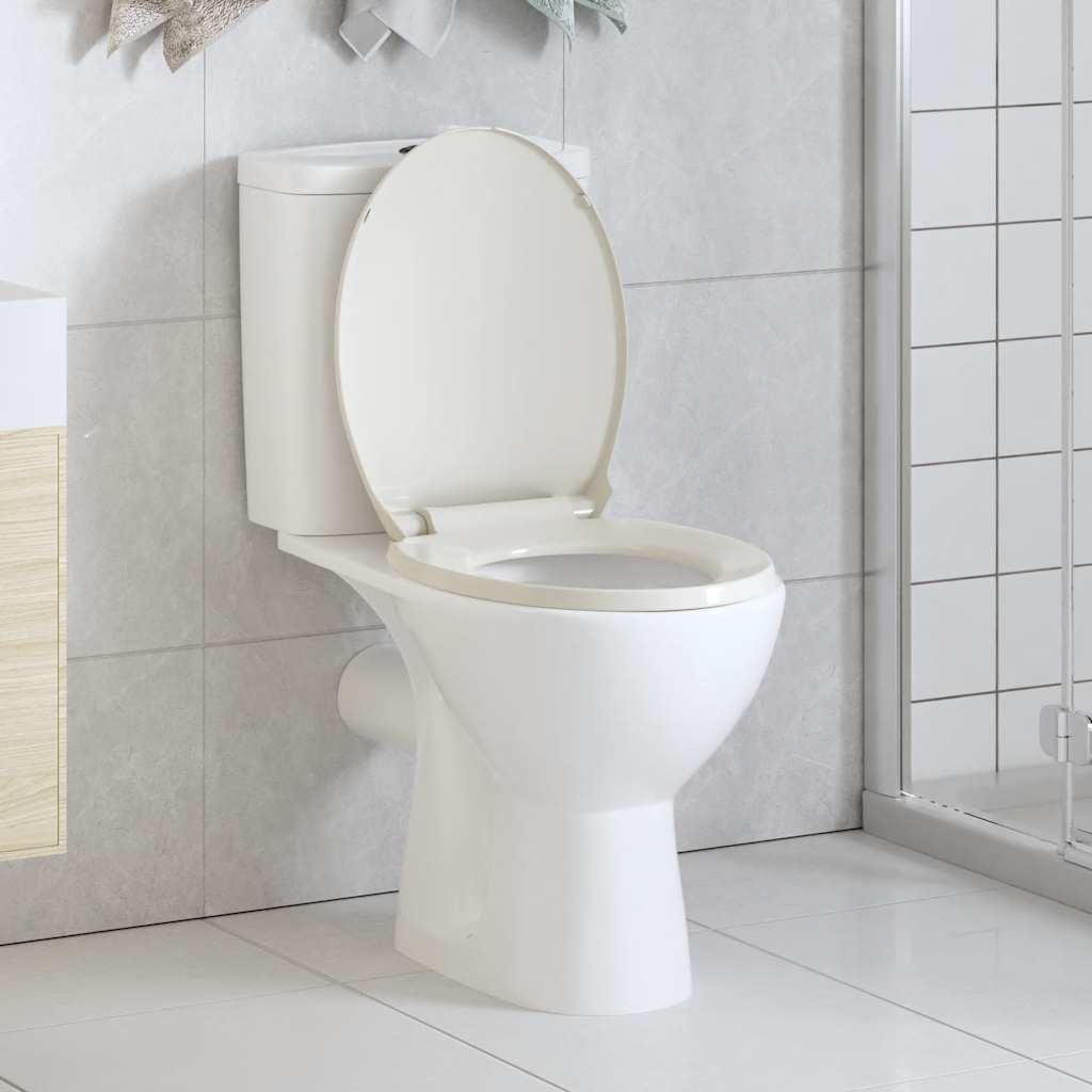Tavoletta WC a Chiusura Morbida Grigio Chiaro Ovale 145814