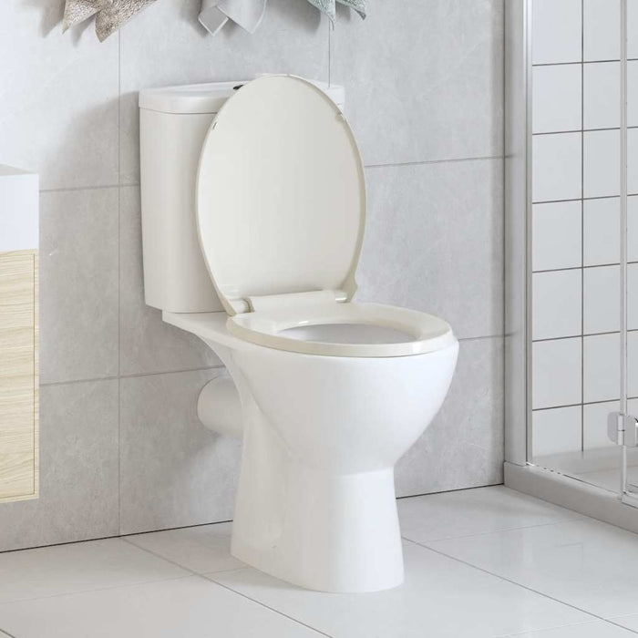 Tavoletta WC a Chiusura Morbida Grigio Chiaro Ovale 145814
