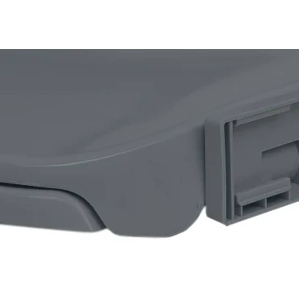 Tavoletta WC a Chiusura Ammortizzata Grigio Ovale 145816